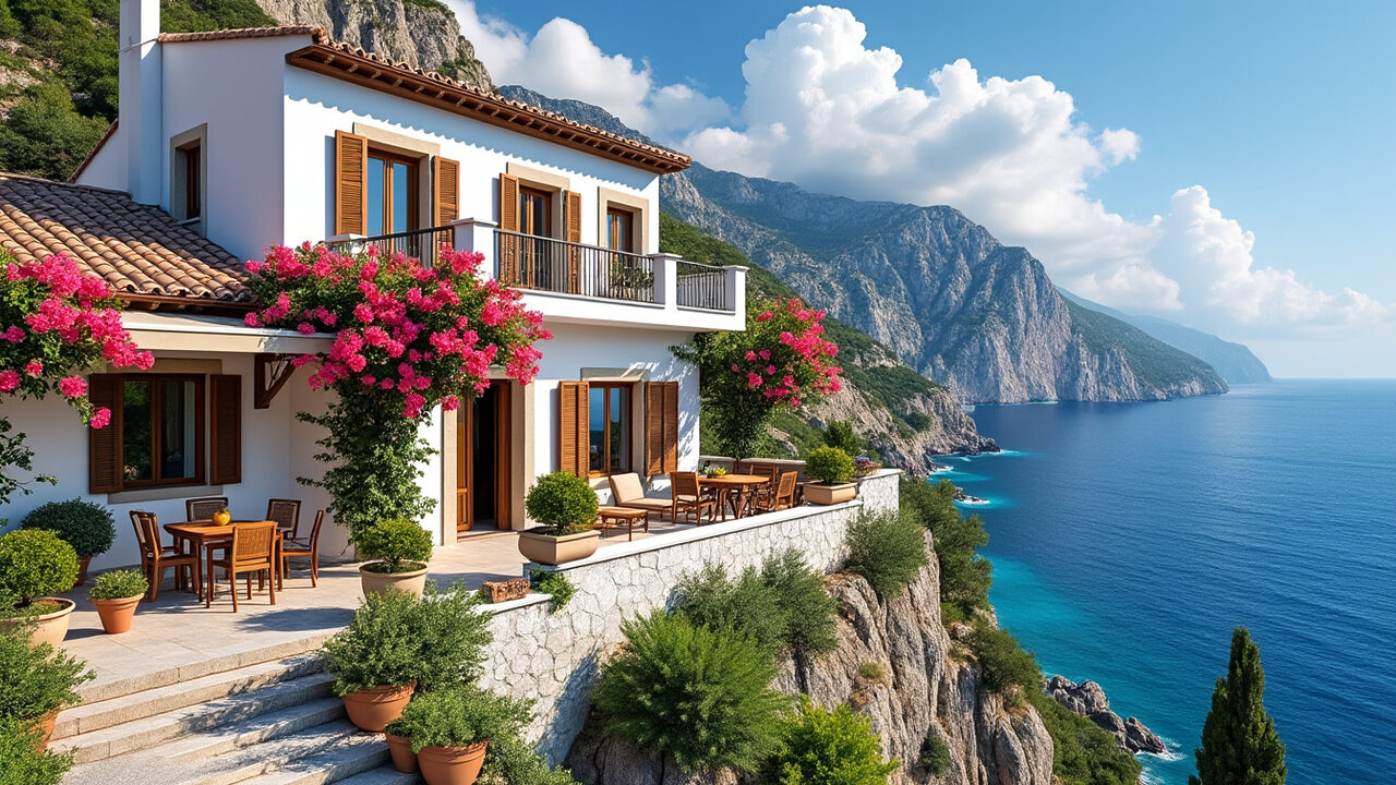 découvrez bonifacio, la maison sur deux niveaux alliant confort moderne et charme authentique. profitez d’espaces lumineux, de vues exceptionnelles et d’un cadre de vie unique en corse.