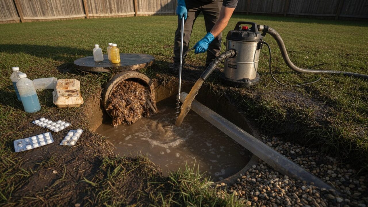 découvrez les produits à éviter pour ne pas boucher votre fosse septique et apprenez les solutions d'urgence efficaces pour déboucher rapidement votre installation.