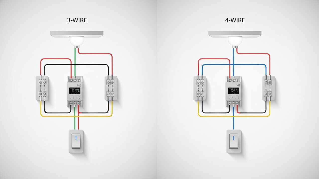 découvrez comment installer une minuterie d'éclairage pour escalier avec un schéma électrique 3 fils ou 4 fils, pour un contrôle efficace et sécurisé de votre éclairage.