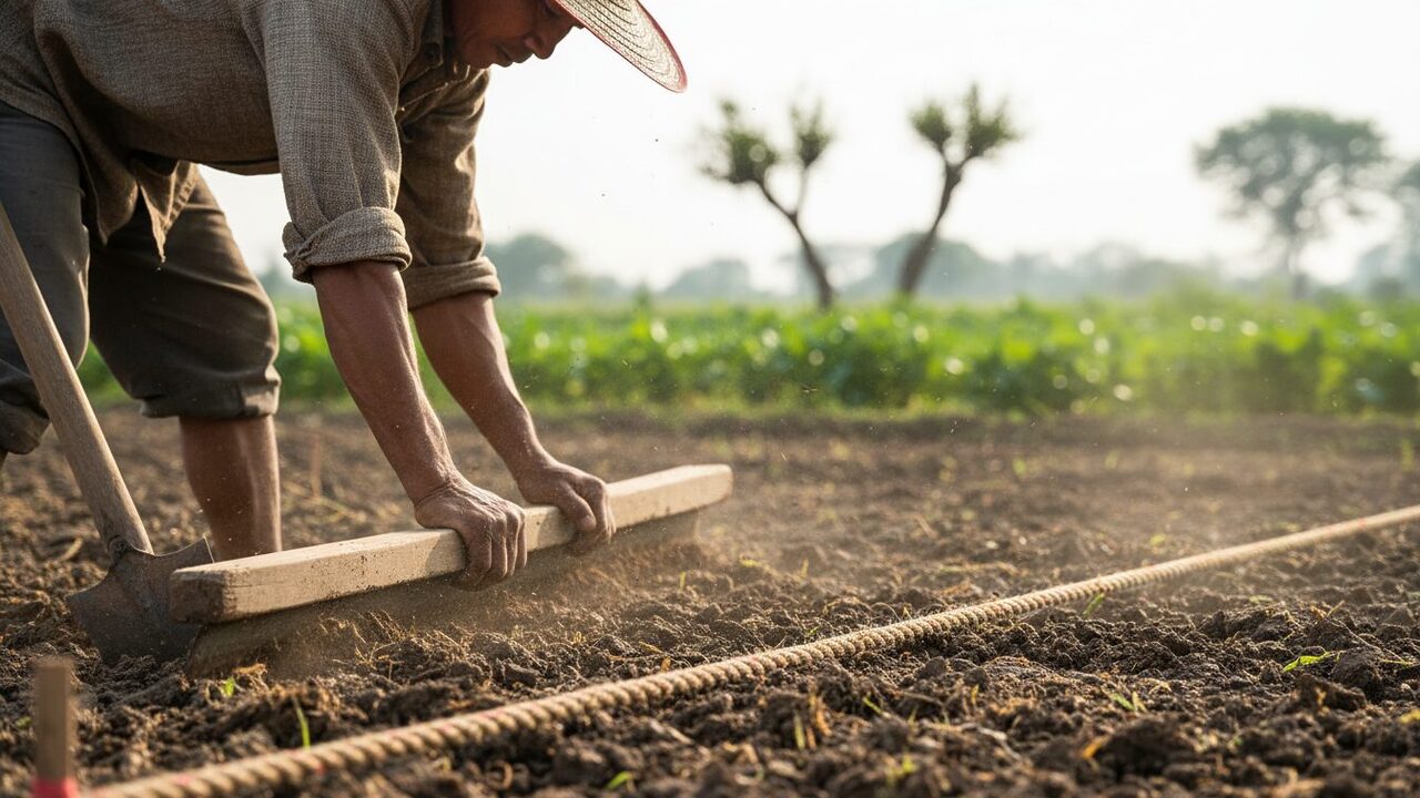 découvrez les outils et techniques essentiels pour un nivellement de terrain manuel précis et efficace, adapté à tous vos travaux de terrassement.