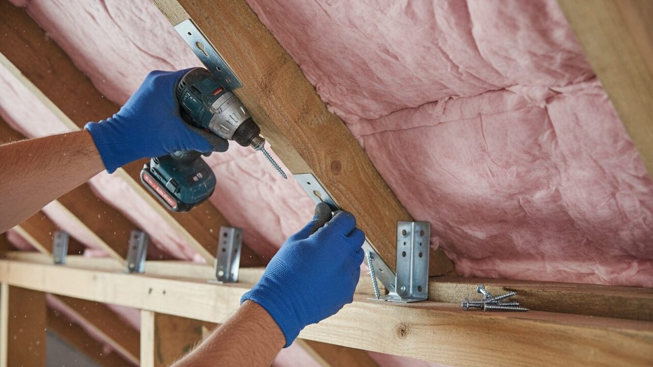 découvrez notre service professionnel de pose de suspentes pour plafond sous rampants, garantissant une installation solide et un rendu esthétique optimal.