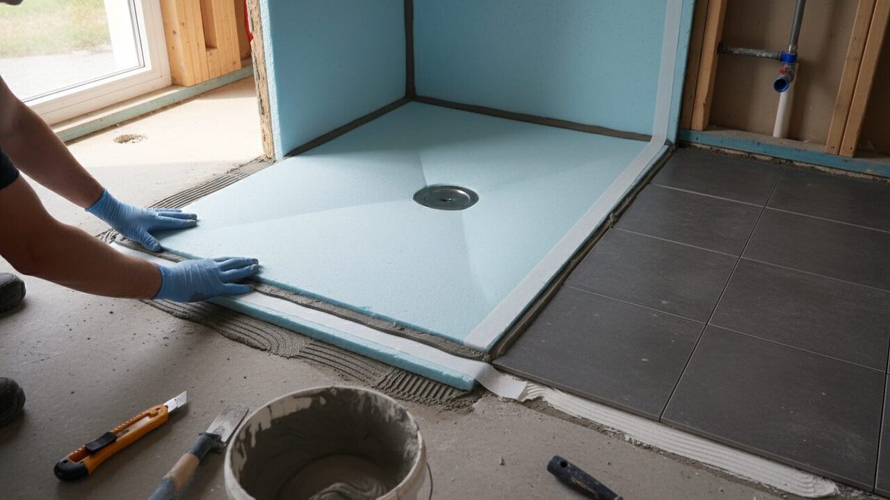 découvrez comment poser et assurer l'étanchéité de votre receveur à carreler wedi pour une salle de bain moderne et durable.