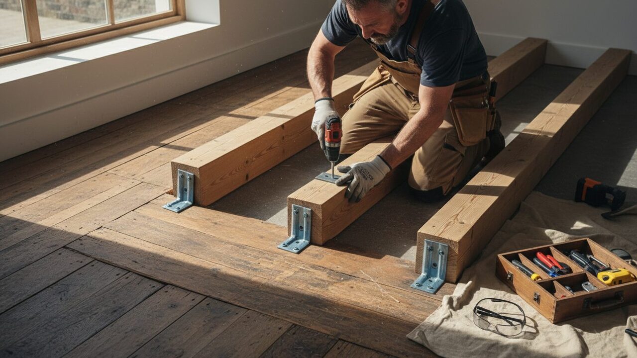 découvrez comment renforcer un plancher en bois qui fléchit grâce à des techniques simples et efficaces pour assurer sa stabilité et sa durabilité.