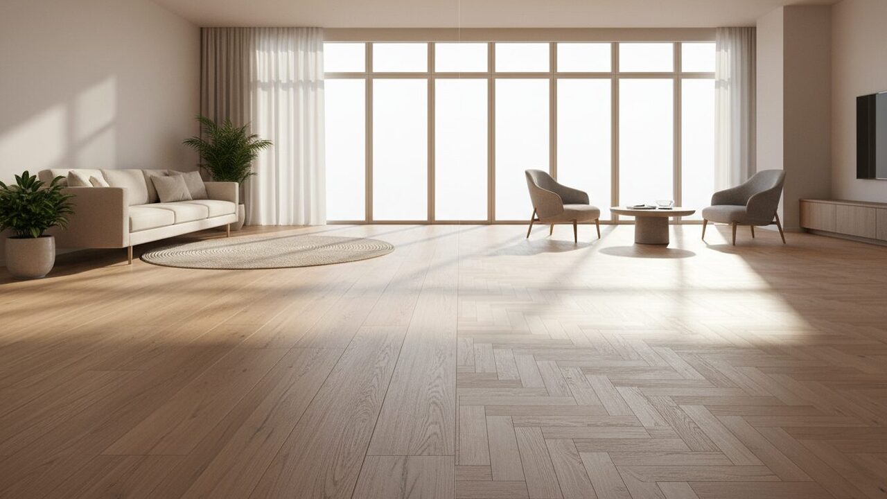 découvrez comment choisir le sens de pose de votre parquet pour agrandir visuellement votre pièce ou optimiser l'éclairage naturel en suivant la lumière.
