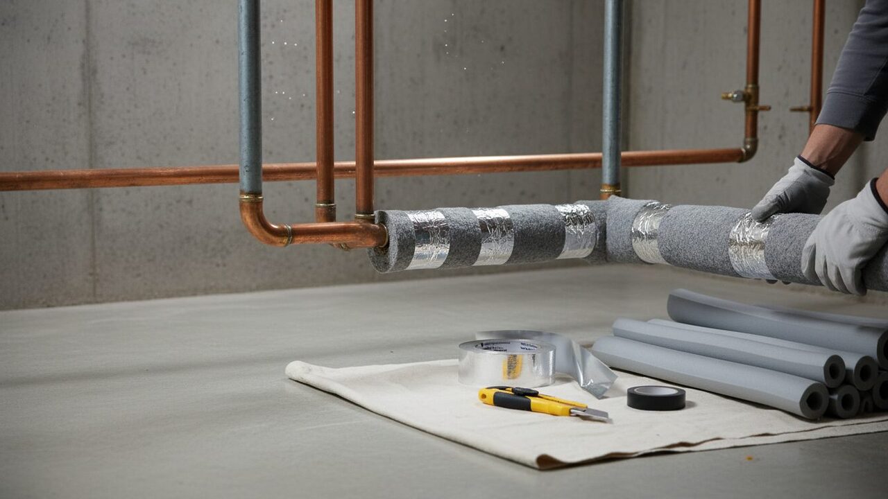 découvrez comment le calorifugeage permet d'isoler efficacement les tuyaux de chauffage au sous-sol pour améliorer la performance énergétique et réduire les pertes de chaleur.