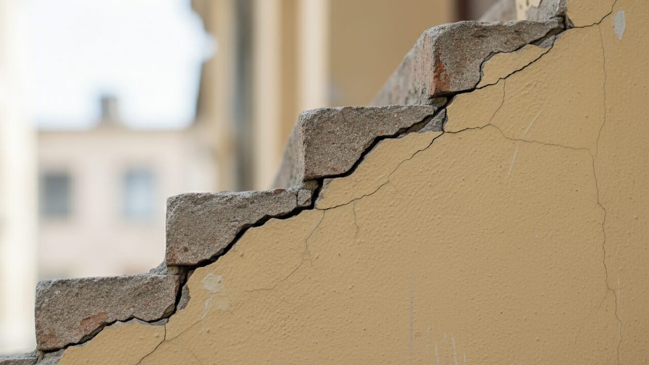 découvrez quand une fissure en escalier sur un mur doit vous alerter et comment évaluer les risques pour la solidité de votre habitation.