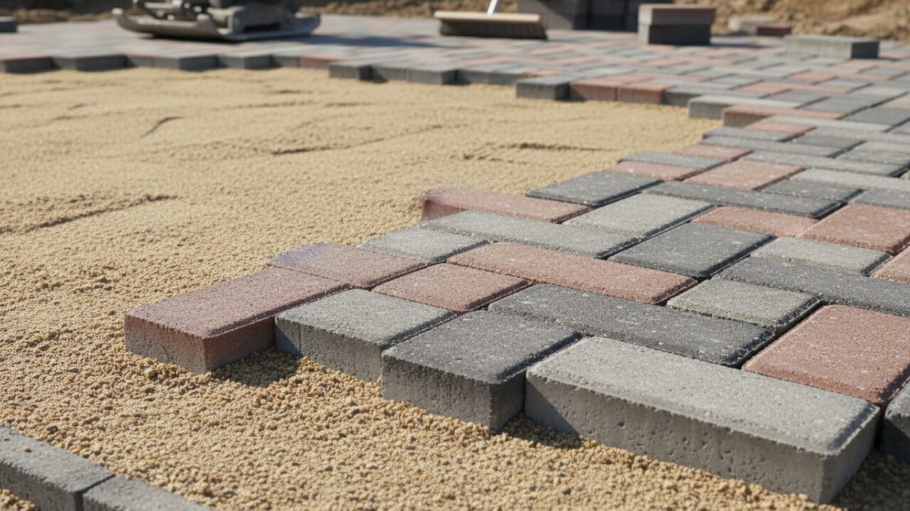 découvrez comment poser des pavés autobloquants avec des schémas détaillés et apprenez à préparer correctement le lit de sable pour une installation durable et réussie.