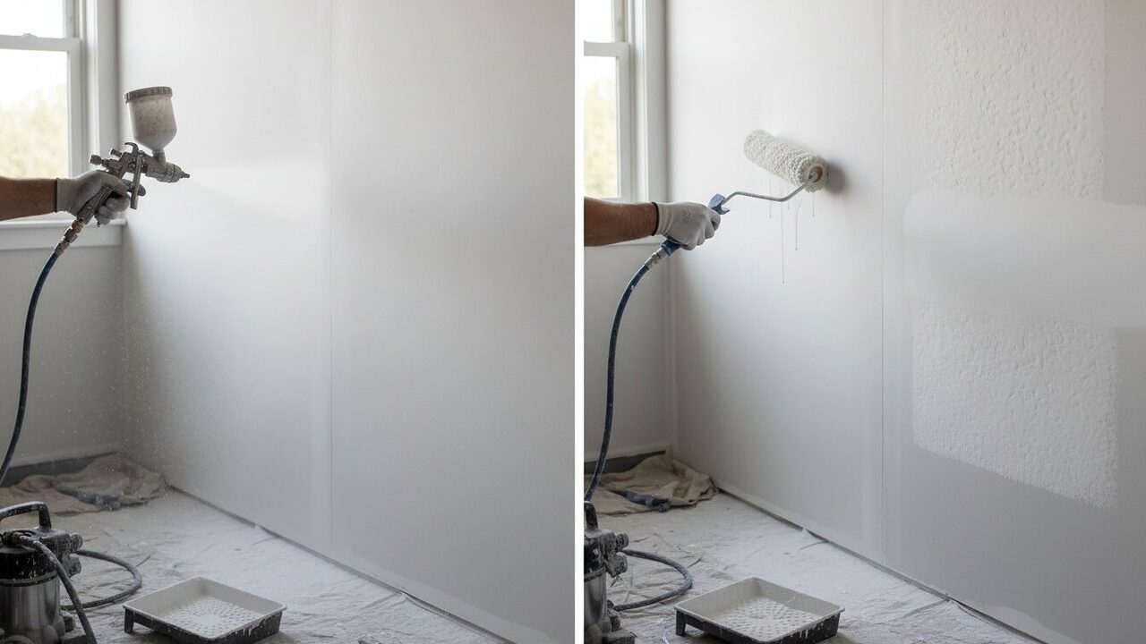 découvrez les différences entre la peinture au pistolet airless et au rouleau en termes de rendement et de finition pour choisir la méthode idéale pour vos projets.