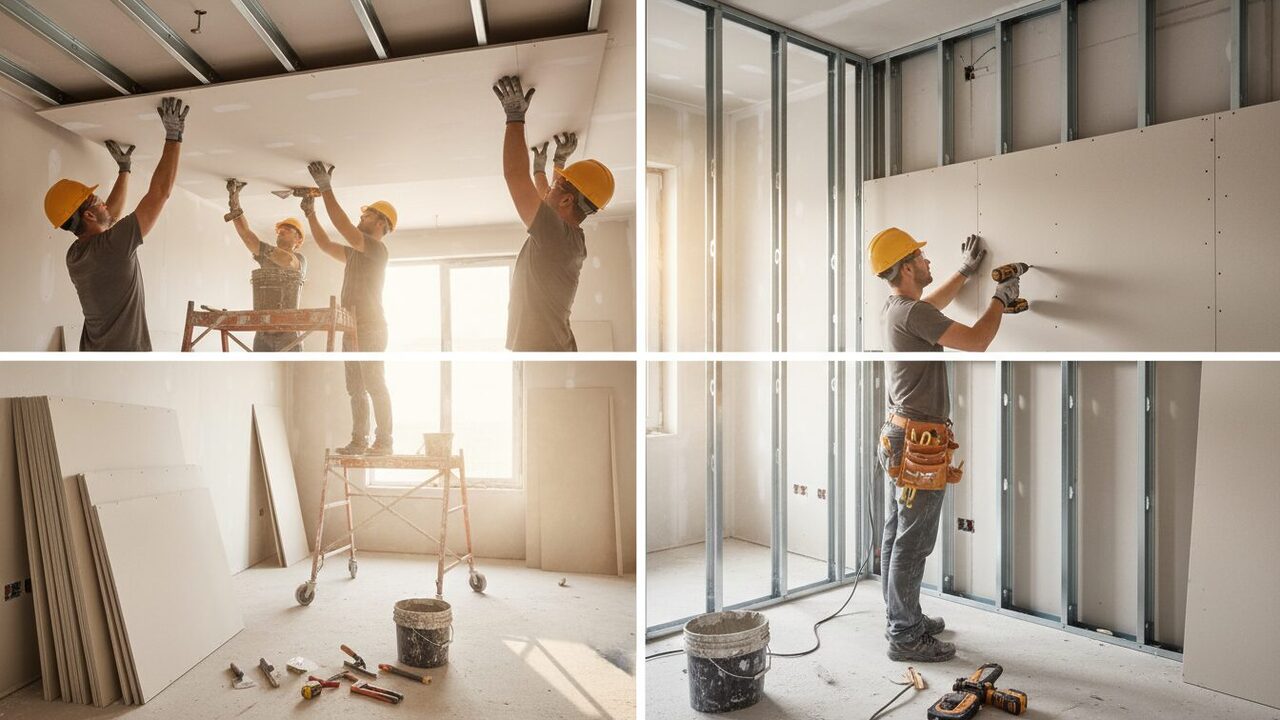 découvrez les prix pour la pose de placo au m², comparaison entre plafond et cloison, avec ou sans fournitures, pour mieux planifier vos travaux de rénovation.