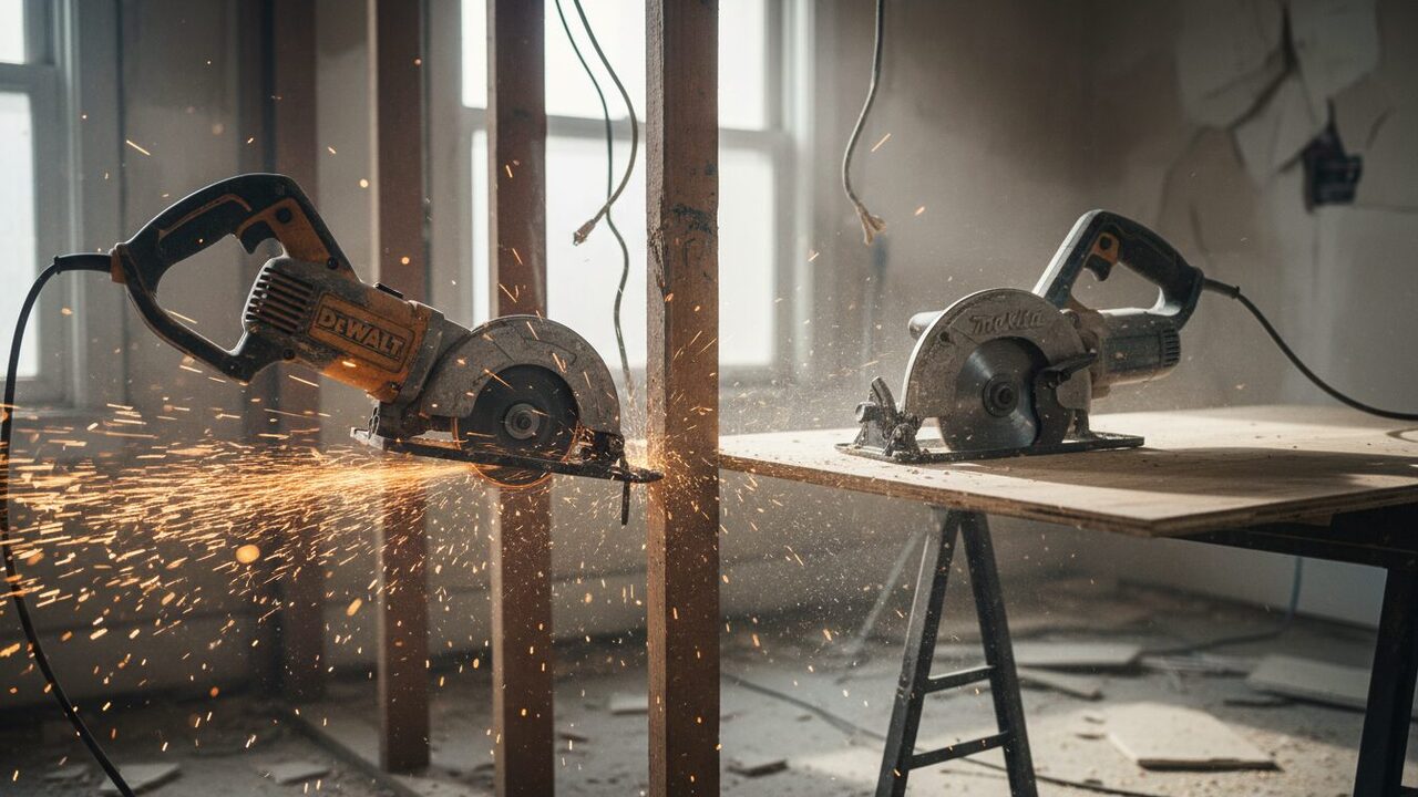 découvrez les avantages de la scie sabre et de la scie circulaire pour vos travaux de démolition et choisissez l'outil le mieux adapté à vos besoins.