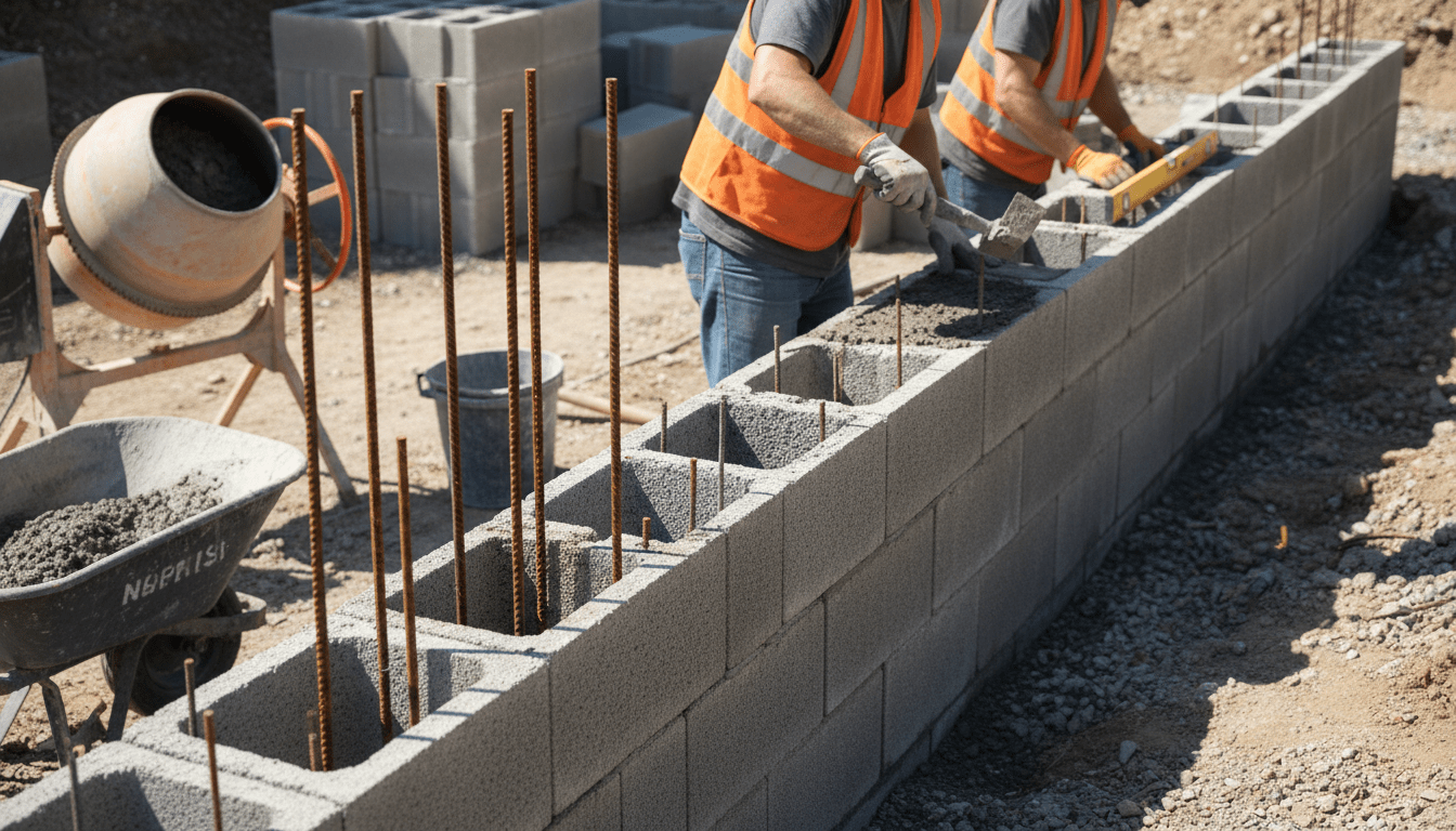 Construire un mur de soutènement en parpaing banché Le tutoriel Domindo — free download