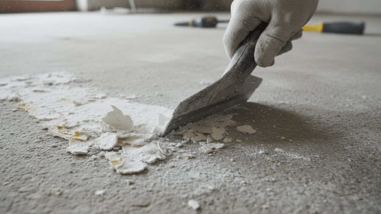 découvrez des astuces efficaces pour enlever la colle à carrelage séchée sur du béton et retrouver une surface propre sans dommage.