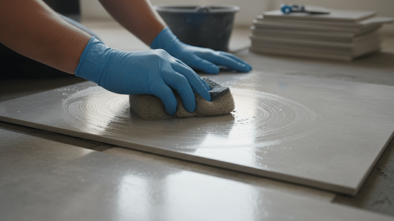 découvrez comment enlever efficacement le voile de ciment sur un carrelage neuf pour retrouver un sol propre et brillant sans l'endommager.