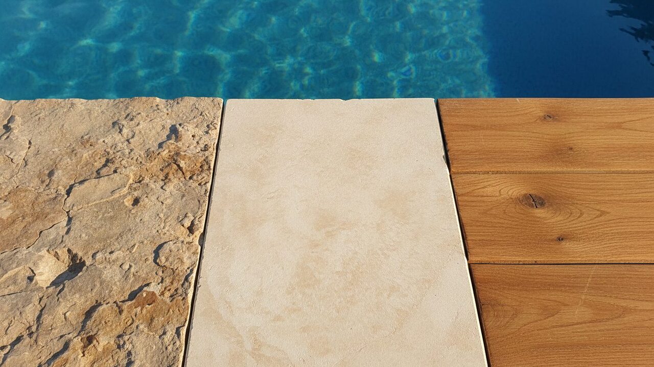 découvrez les avantages des margelles de piscine en pierre naturelle, pierre reconstituée ou bois pour choisir le matériau idéal alliant esthétique et durabilité.