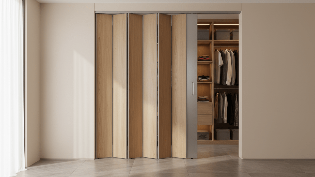 découvrez la porte accordéon, une solution ingénieuse et pratique pour optimiser l'espace de votre placard tout en apportant style et fonctionnalité.