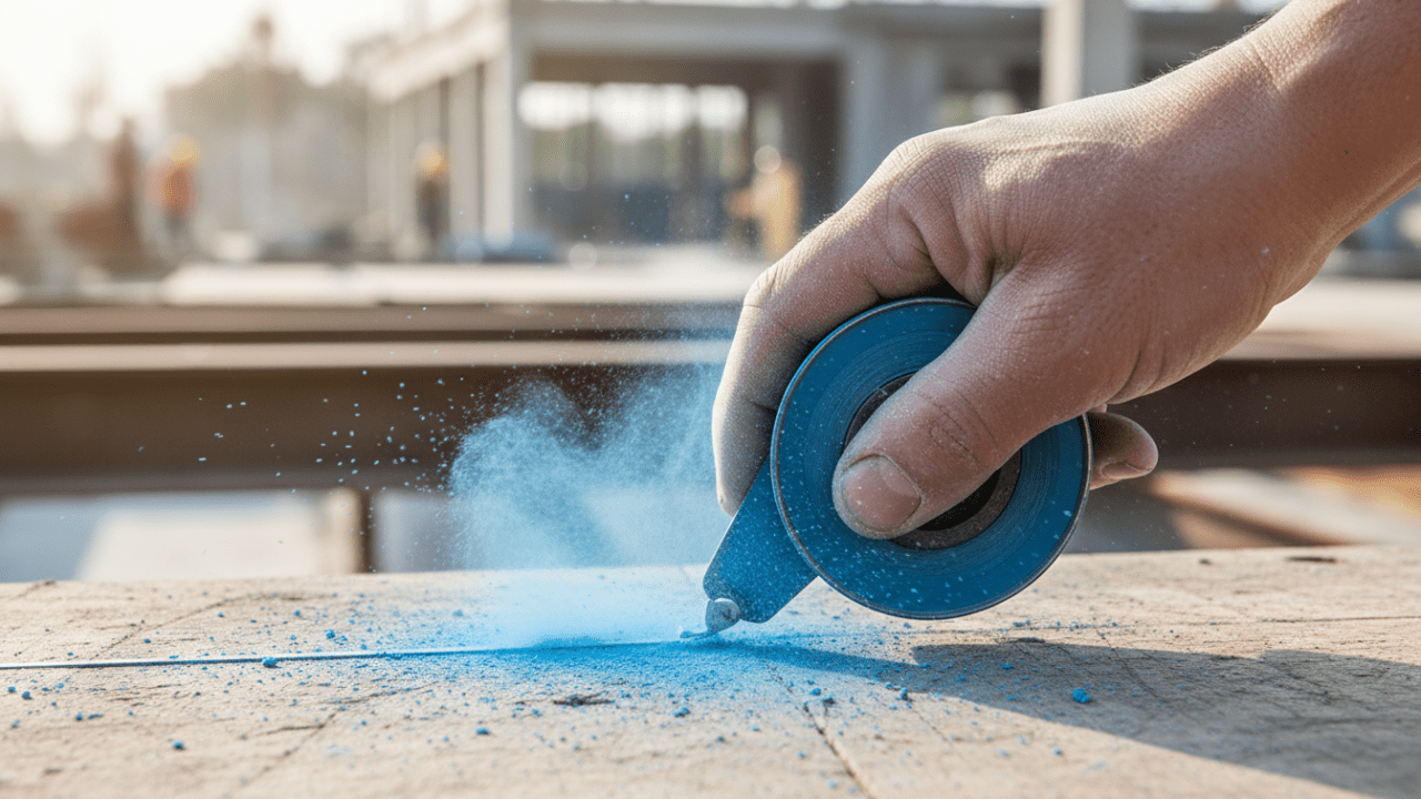 découvrez comment utiliser un cordeau traceur bleu comme un professionnel grâce à nos astuces et conseils pratiques pour des tracés précis et rapides.