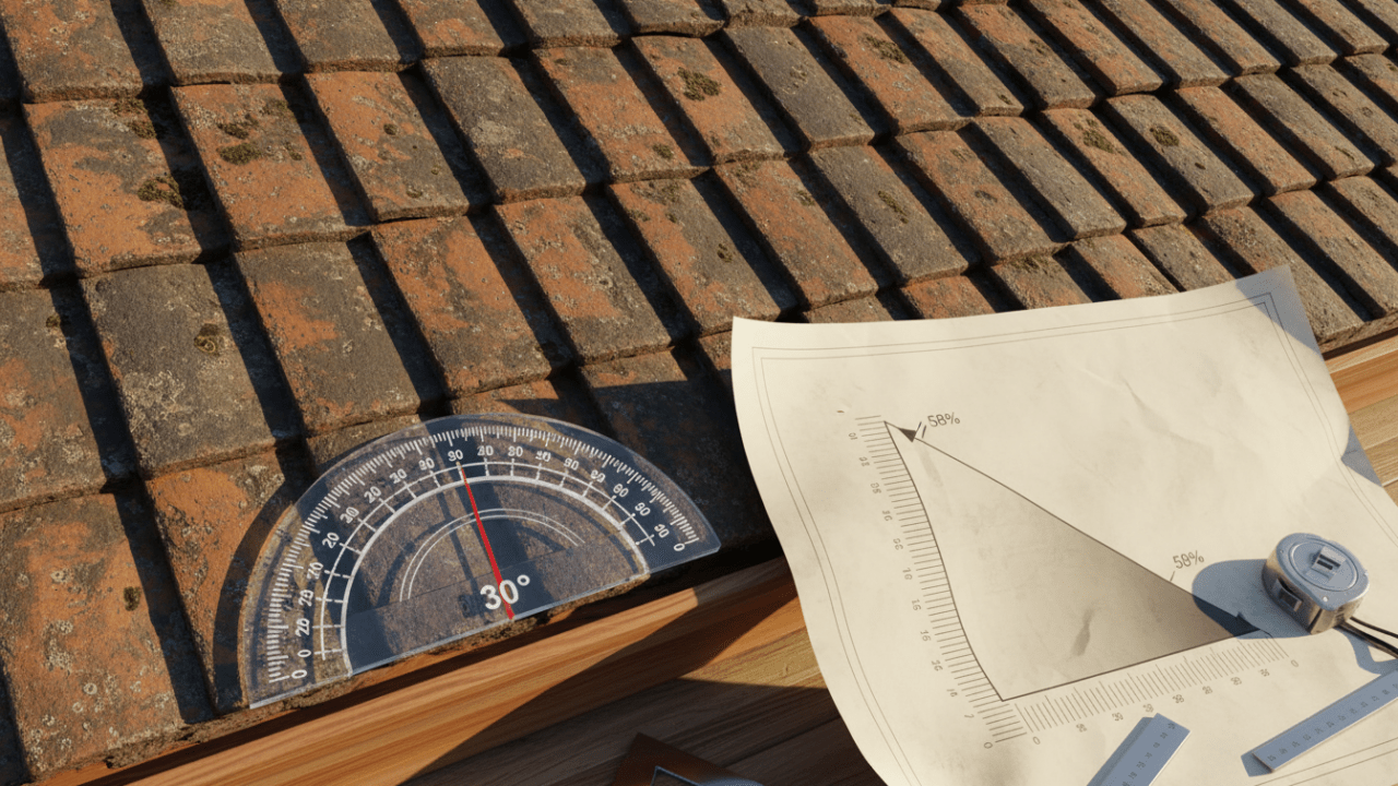 apprenez à calculer la pente de votre toit grâce à notre formule simple pour convertir les degrés en pourcentages. guide pratique pour tous vos projets de toiture.