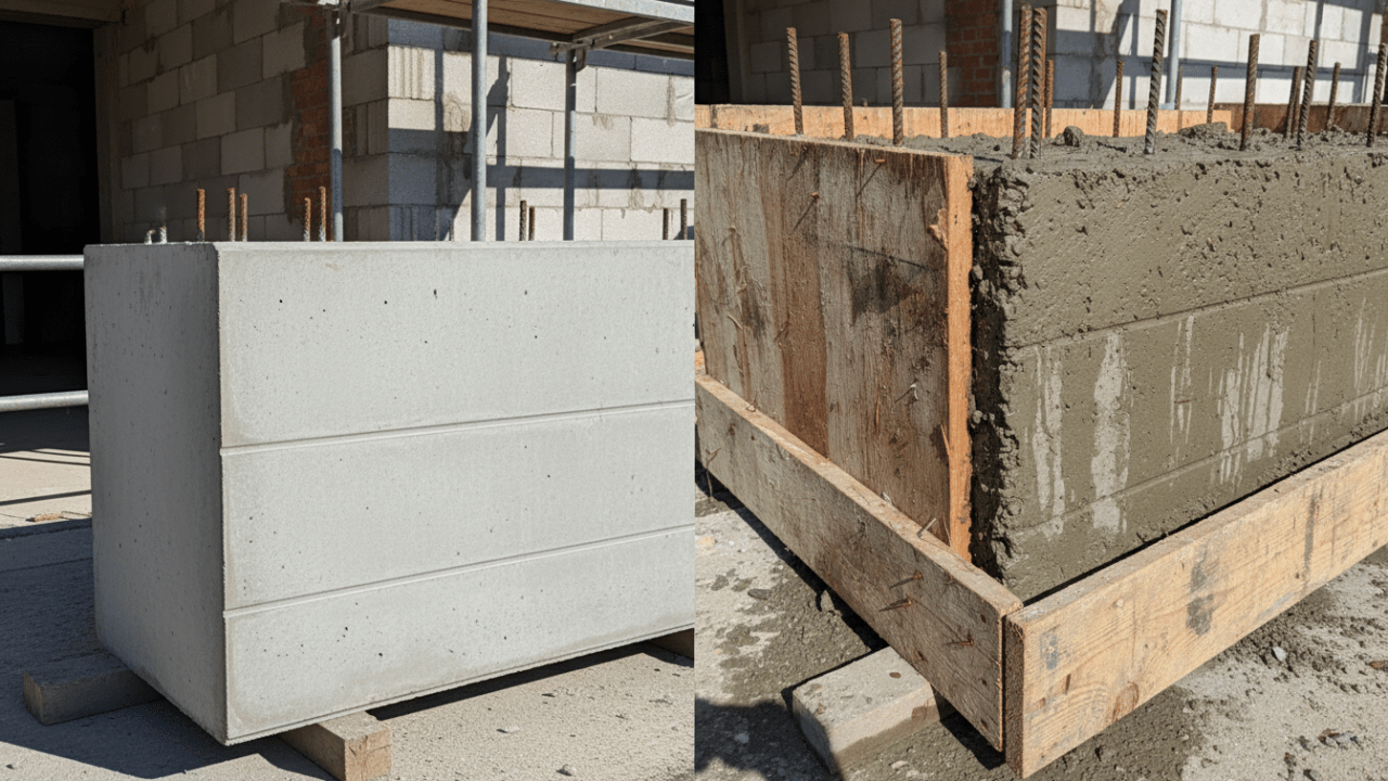 découvrez les avantages et inconvénients du linteau en béton préfabriqué versus le linteau coulé sur place pour choisir la meilleure option pour vos constructions.