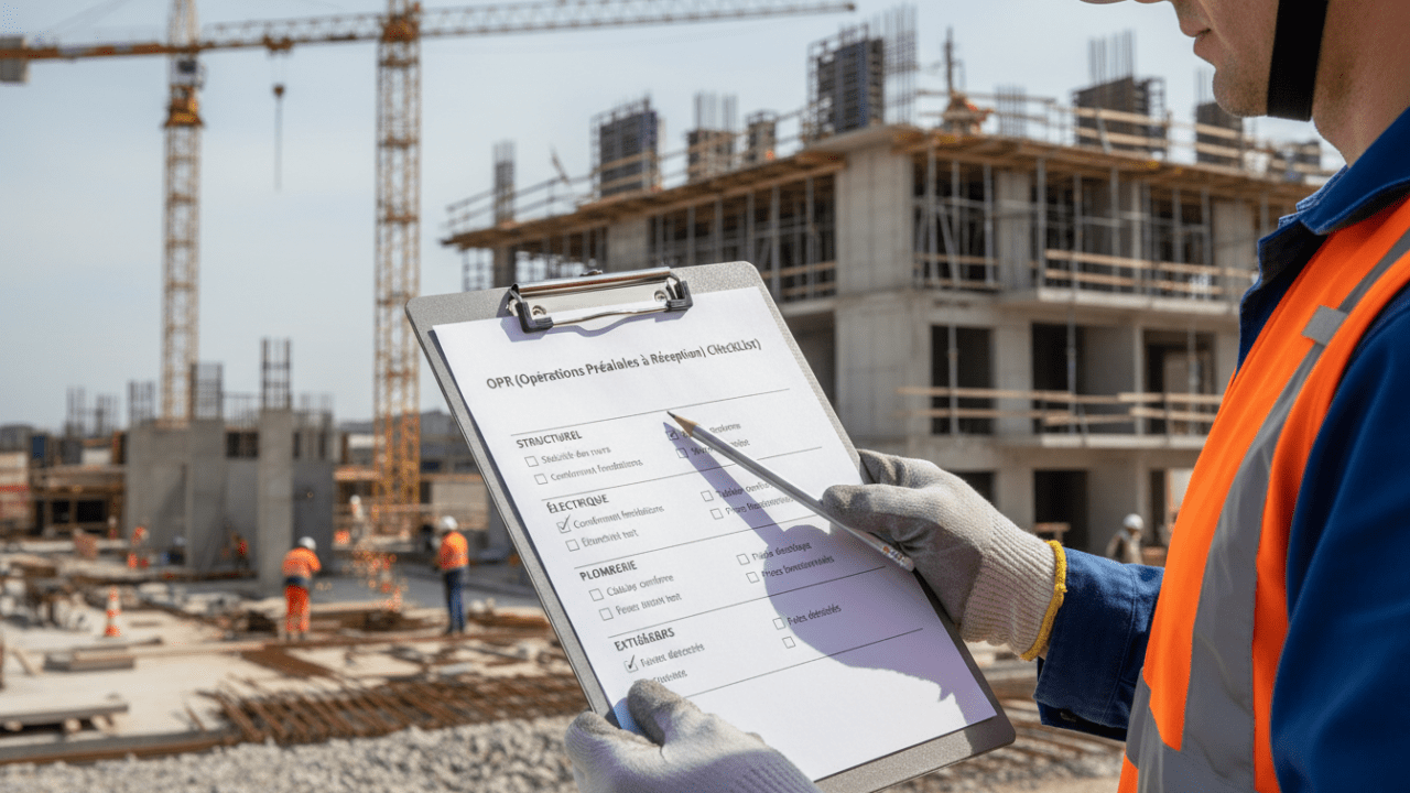 découvrez notre check-list complète des opr (opérations préalables à la réception) pour garantir une réception de chantier sans faute.