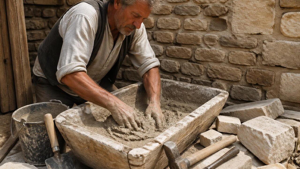découvrez la recette traditionnelle du dosage du mortier pour joints de pierre, une méthode authentique pour des travaux durables et esthétiques.