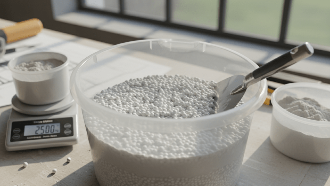 découvrez comment réaliser un béton allégé de qualité grâce à notre guide complet sur le dosage des billes de polystyrène et du ciment pour un mélange optimal et léger.