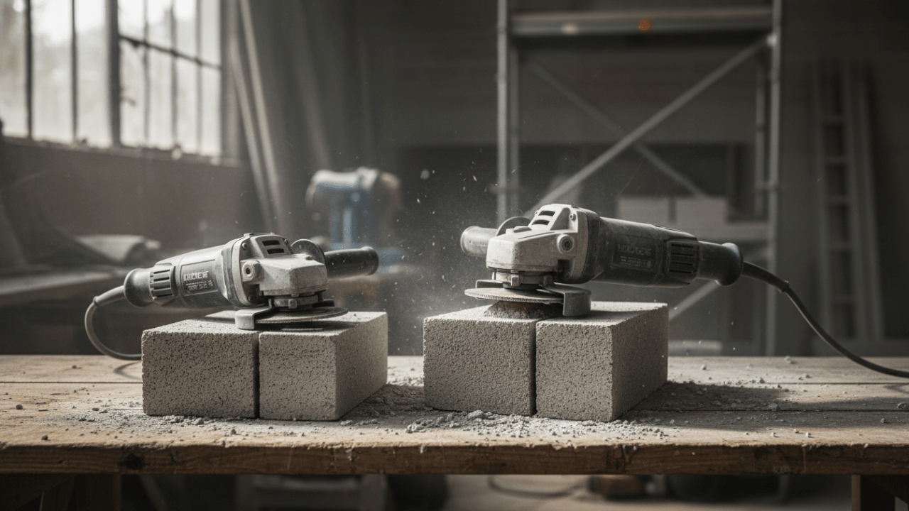 découvrez quelle meuleuse choisir entre 125 mm et 230 mm pour couper efficacement des parpaings. guide complet pour un choix adapté à vos travaux de bricolage.