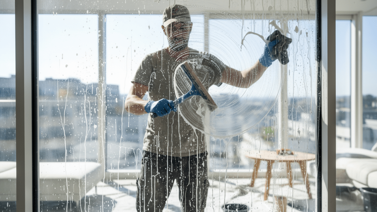 découvrez des astuces efficaces pour nettoyer vos vitres après des travaux, éliminer les traces de peinture et d'enduit rapidement et facilement.