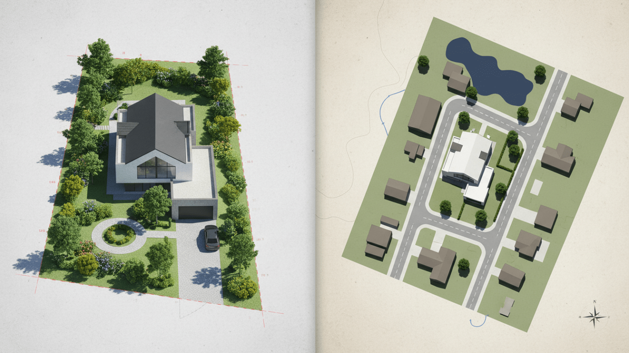 découvrez les différences essentielles entre le plan de masse et le plan de situation pour réussir votre demande de permis de construire.