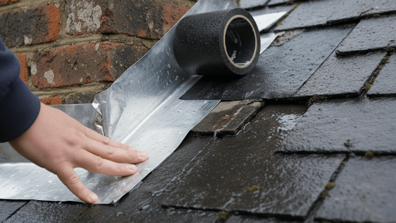 découvrez comment réparer un solin de cheminée qui fuit en utilisant du plomb ou une bande bitumineuse pour une étanchéité durable et efficace.