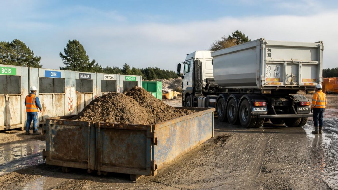 découvrez les coûts liés à l’évacuation des terres, incluant le prix de la benne et les tarifs en déchetterie pour un chantier réussi et économique.
