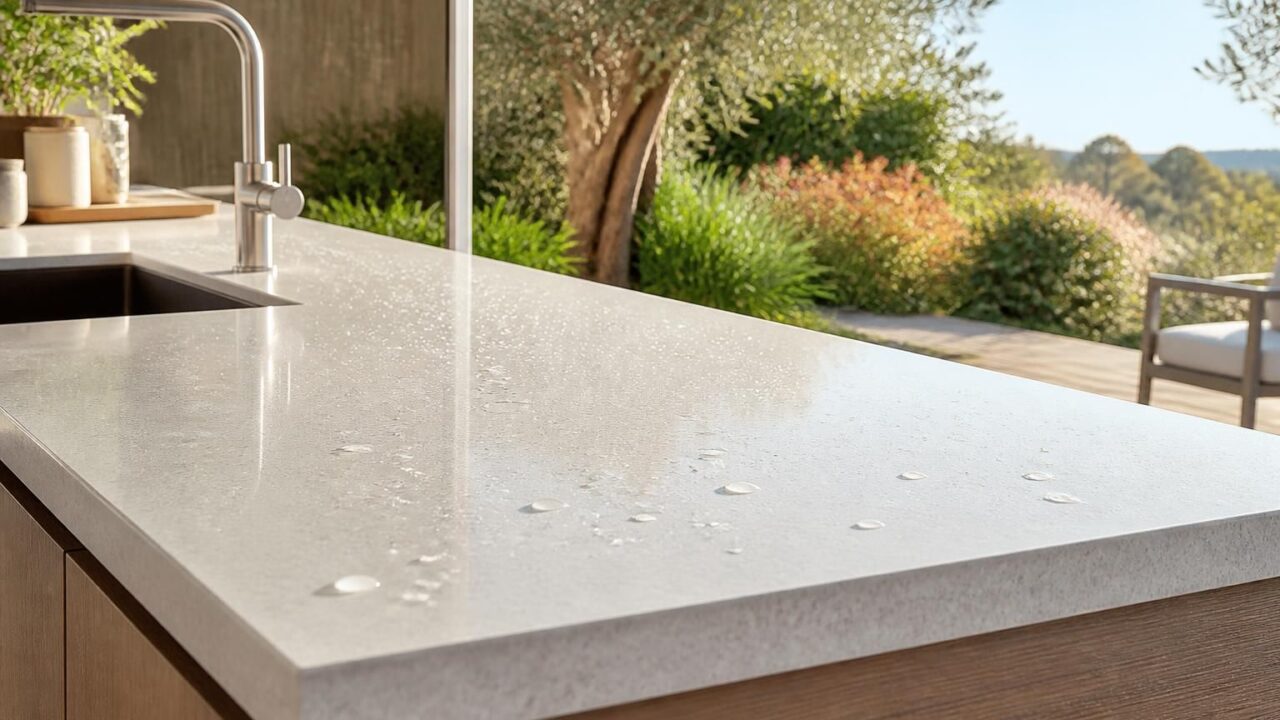découvrez quel revêtement choisir pour un plan de travail de cuisine d'été, résistant au gel et aux uv, afin de préserver beauté et durabilité en extérieur.