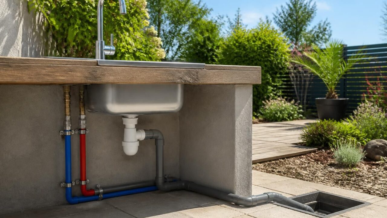 guide pratique pour raccorder facilement l'eau et l'évacuation d'un évier extérieur, avec des conseils étape par étape pour une installation réussie.