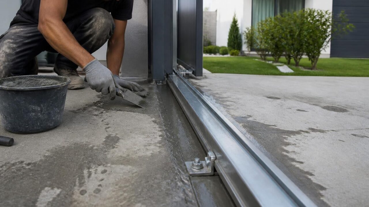 découvrez comment installer un portail coulissant en toute simplicité, avec un guide complet sur la pose du rail et les techniques de scellement pour une fixation durable.