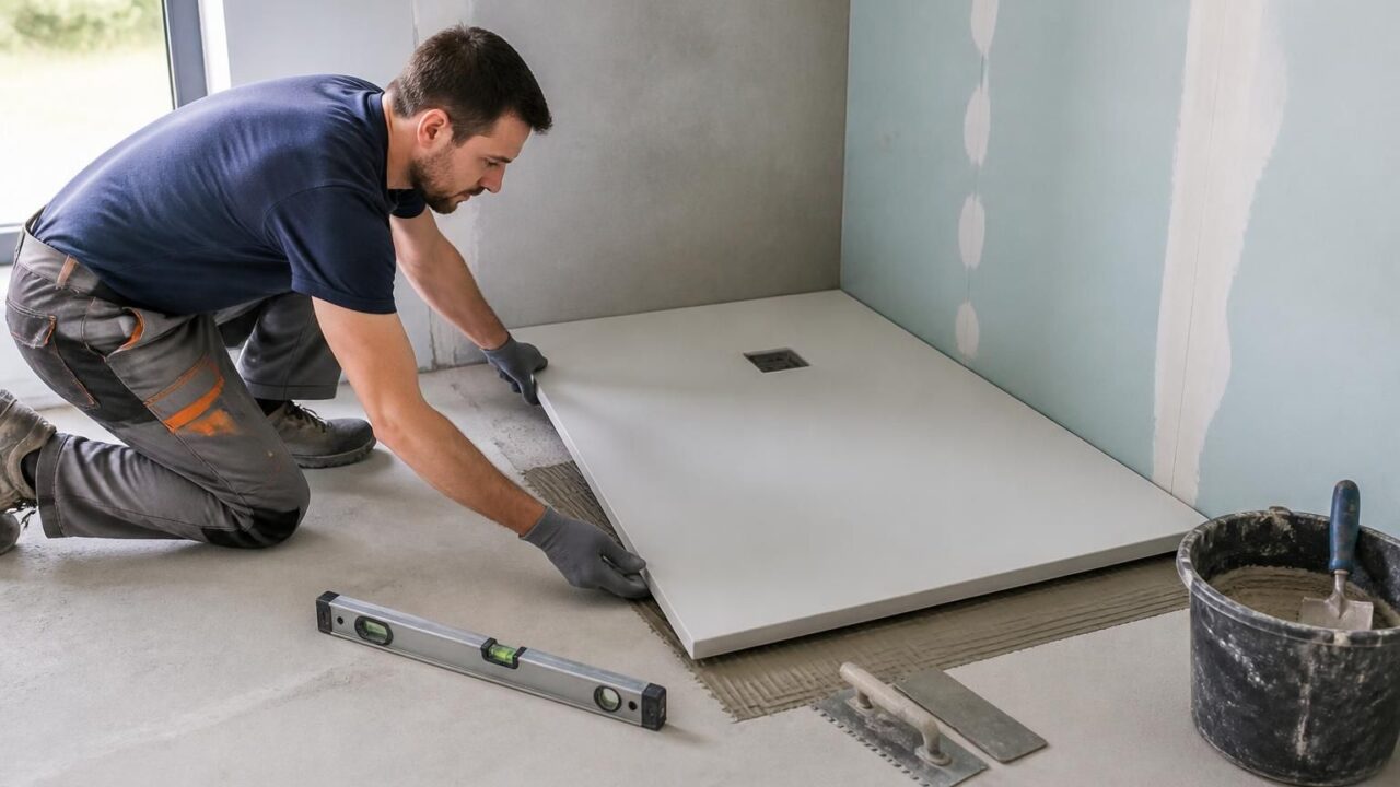 apprenez à poser un receveur de douche extra-plat à carreler facilement grâce à notre guide étape par étape, pour une salle de bain moderne et esthétique.